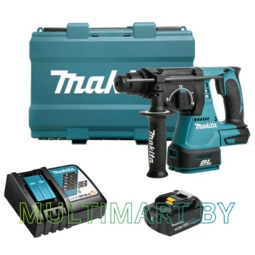 Перфоратор Makita DHR242RT (с 1-им АКБ, кейс)